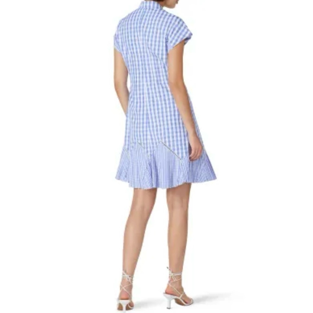 Thakoon Collective Blue Gingham Dress - Picture 4 of 16